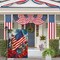 Patriotic 4th of July Garden Flag Butterfly Vertical Burlap Double Sided Patriotic USA Flag
